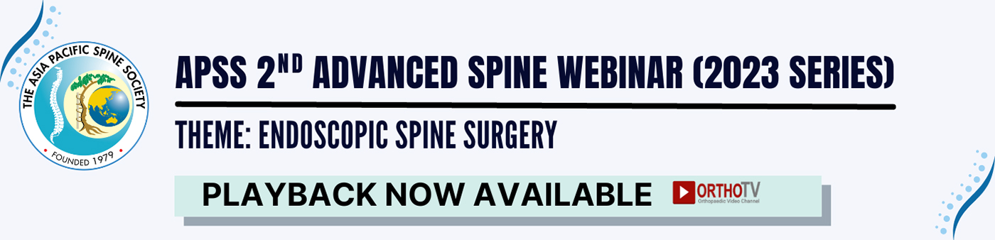 APSS 2nd Advanced Spine Webinar