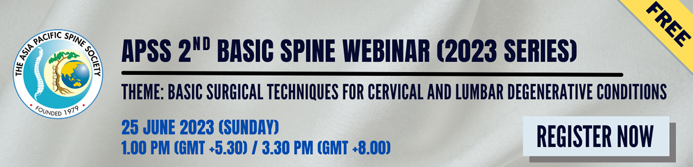 APSS 2nd Basic Spine Webinar