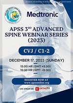 APSS 3rd Advanced Spine Webinar 2023