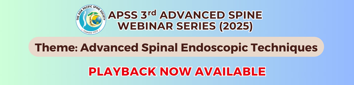 APSS 3rd Advanced Spine Webinar