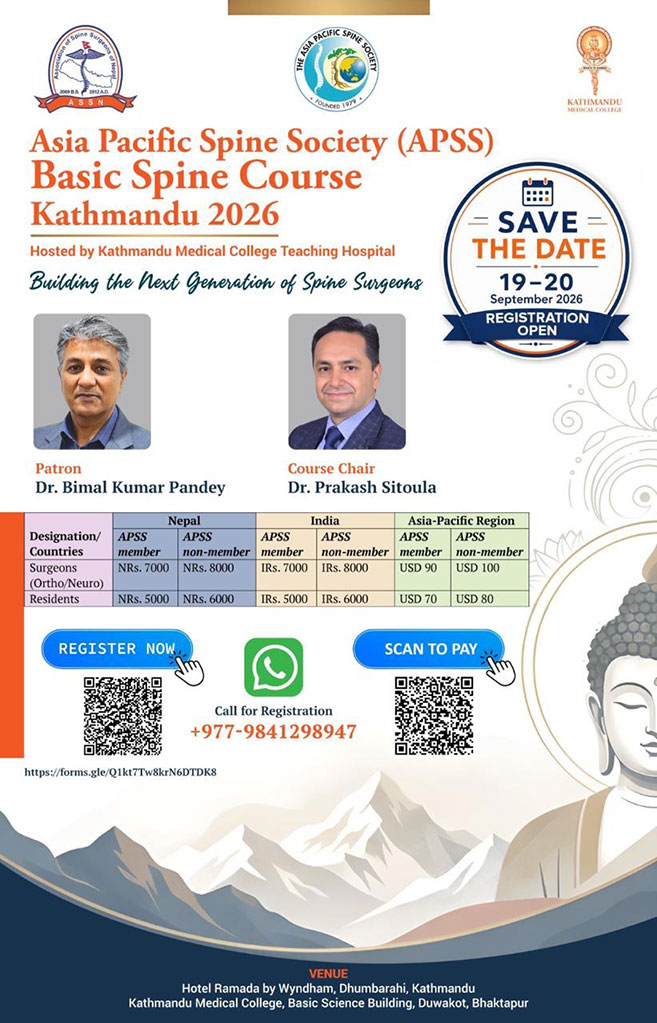 Basic Spine Course kathmandu 2026