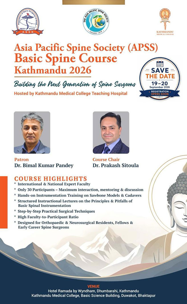 Basic Spine Course kathmandu 2026