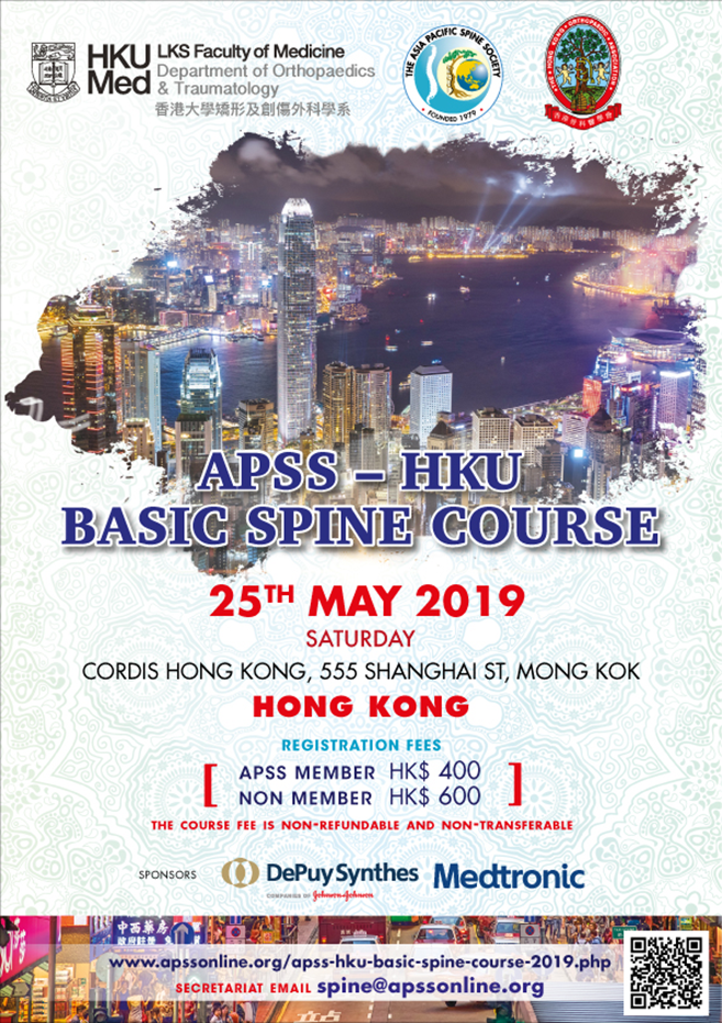 APSS-HKU Basic Spine Course 2019