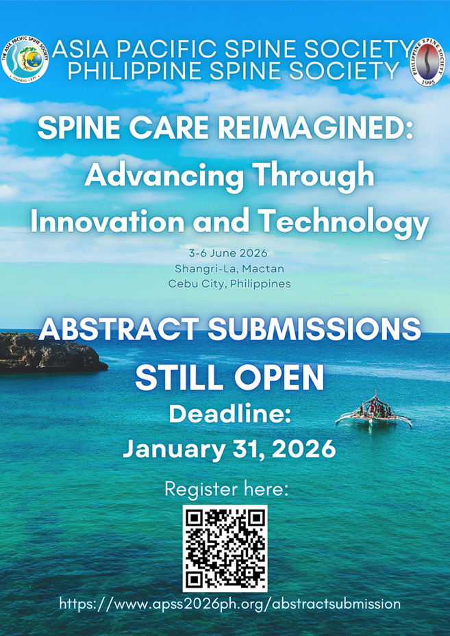 Annual Scientific Meeting and Philippine Spine Society Abstract Submission