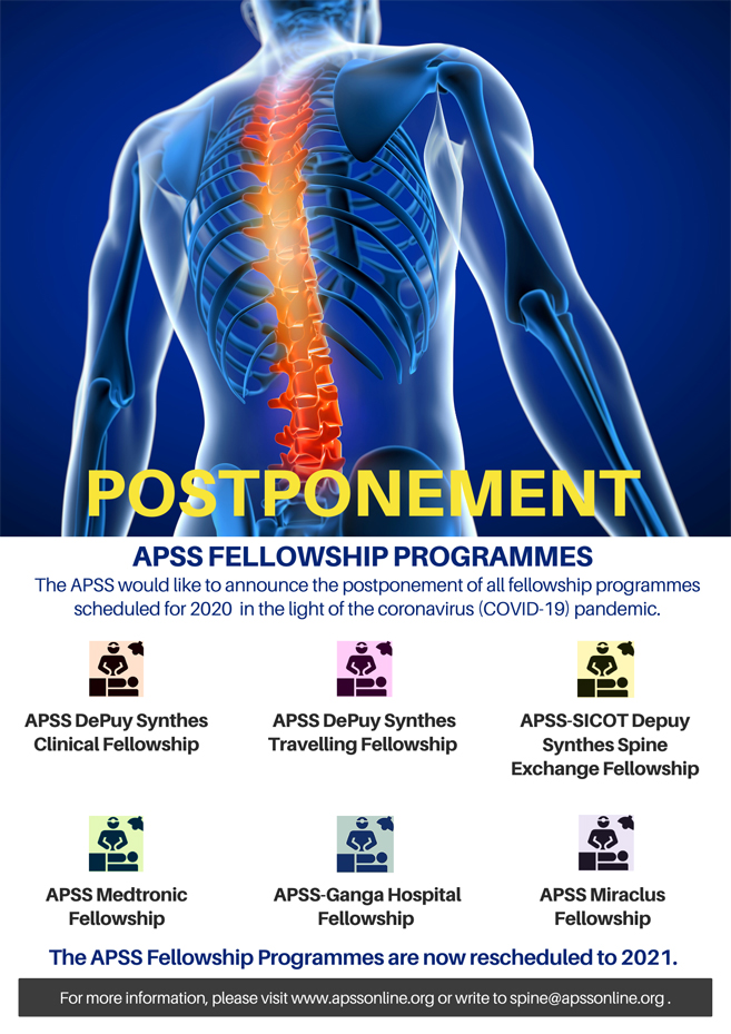 Postponement of APSS Fellowship Programmes
